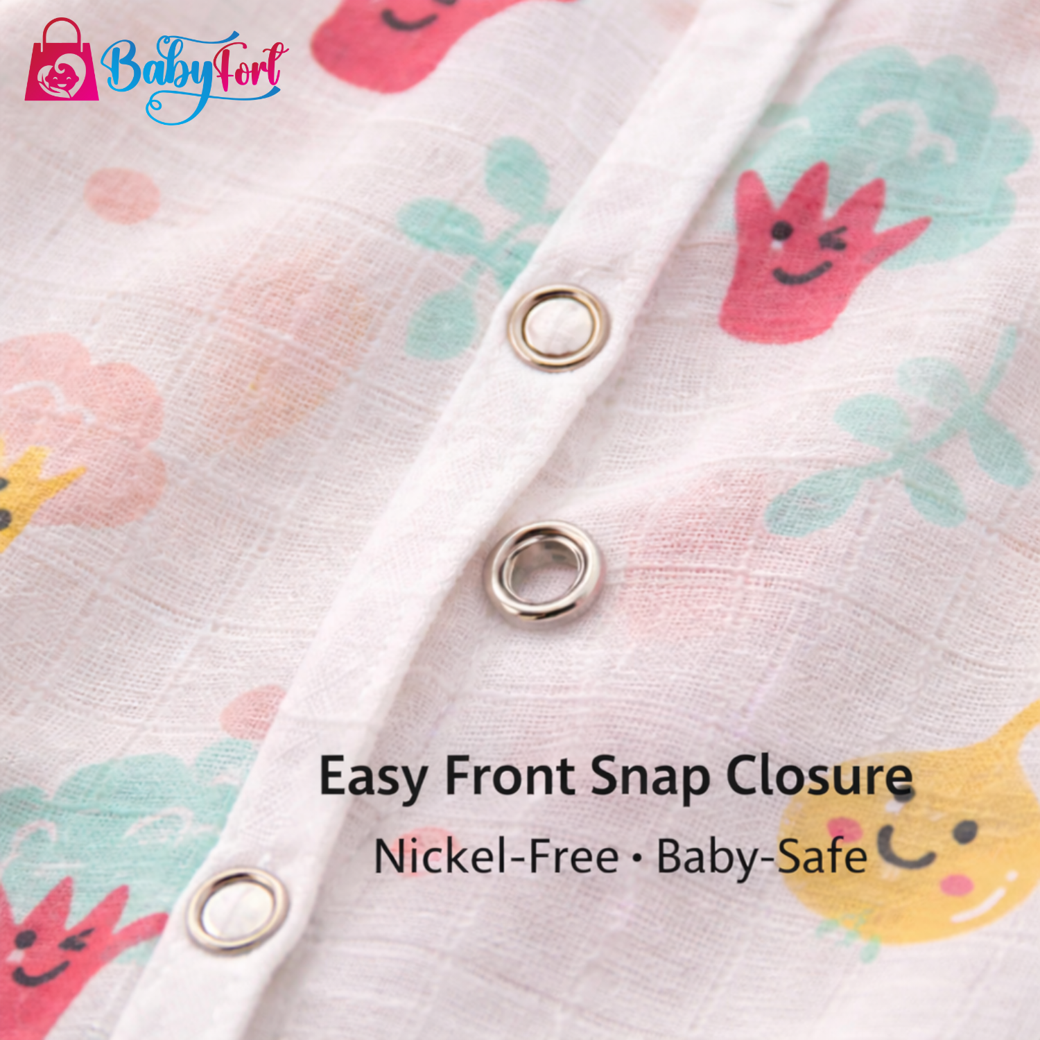 Muslin Button Jabla - Image 5